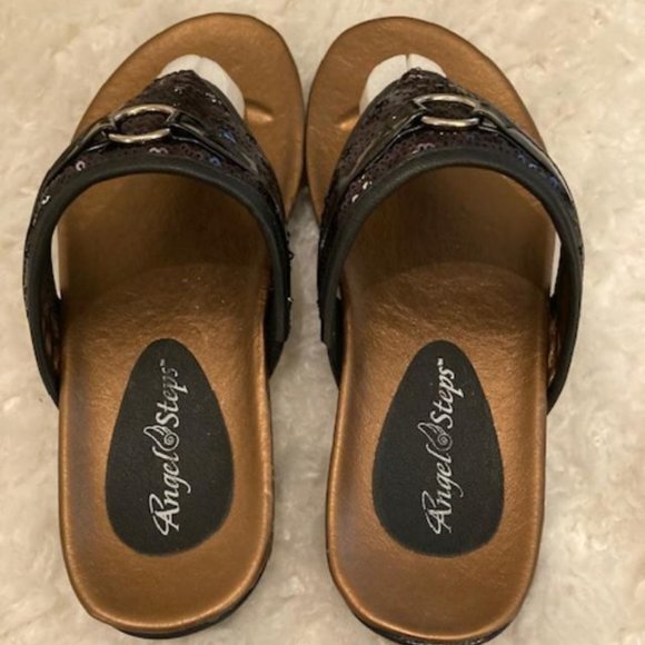 Sequin Flip Flops/Sandals (NWOT) - Picture 2 of 12